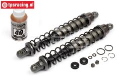 HPI102480 Stoßdämpfer vorne VVC-HD Gun Metal, 2 st.