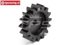 HPI106605 Stahl Zahnrad HD Schmal, 16Z, 1 stk.