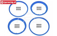 HPI3276 HD Felgenringe Blau Ø120 mm, 4 st.