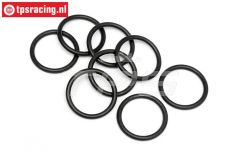 HPI75079 O-ring Dämpferverschluss oben, 8 st.