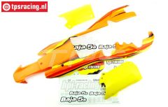 HPI7766 Karosserie Lackiert, Orange-Gelb-Weiß, Set