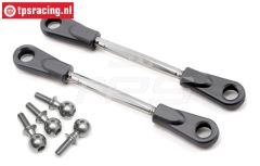 TPS85463 Spurstangen HPI-Rovan Ø6-L92 mm, Set