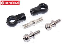 TPS85467 Lenkgestänge Kügel/Gelenk HPI-Rovan, Set