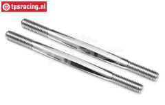 TPS86401 Spurstangen HPI-Rovan Ø6-L92 mm, 2 st.