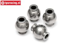 HPI86425 Stahl Gelenkkügel Ø4-Ø13,8 mm, 4 st.