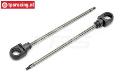 HPI86438 Stoßdämpfer Kolbenstange lang 5B, 2 st.
