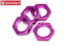 HPI86468 Radmutter Violett 24 mm, 4 st.