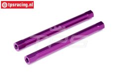 HPI86628 Flügelhalter hinten Violett, 2 st.