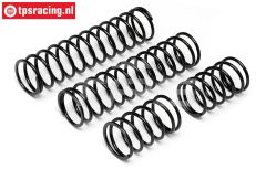 HPI86762 Stoßdämpferfeder hinten Schwarz, 4 st.