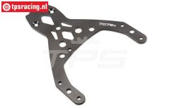 HPI87290 Platte vorne oben HD Gun Metal, 1 st.