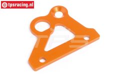 HPI87487 Bremsachsehalter platte Orange, 1 st.