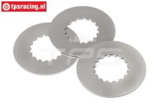 HPI87577 Stahl Beläge Slipper Kupplung, 3 stk.