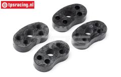HPI87580 Dämpfungsgummi Slipper Kupplung, 4 st.