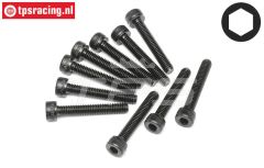 HPI94510 Zylinderkopf schraube M4-L25 mm, 10 st.