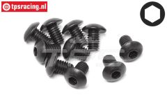 HPI94552 Linsenkopf schraube M4-L6 mm, 10 St.