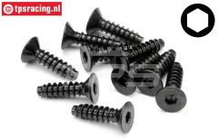 TPS94631 Senkkopf-schneidschraube Ø4-L15 mm, 10 St.