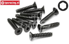 HPI94633 Senkkopf-schneid schraube Ø4-L20 mm, 10 St.