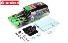 LOS240013 LMT Grave Digger Karosserie Lackiert, Set