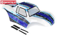 LOS250014 Karrosserie MTXL Weiß/Blau, Set