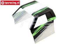 LOS250025 Karosserie Mitte Schwarz SBR, 1 st.