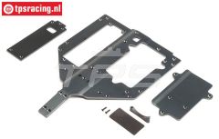 LOS251083 Chassis-Akku-Motor Abdeckplatten SRR-SBR 2.0, Set
