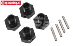 LOS252077 Radmitnehmer mit Pin 20 mm SBR-SRR, 4 st.