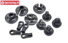 LOS253006 Stoßdämpfer Teilen DBXL-MTXL, Set