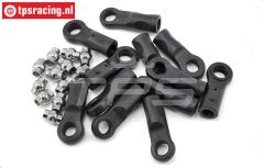 LOS254031 LOSI DBXL 2.0-E 2.0 Kugel und pfannen, 12 st.