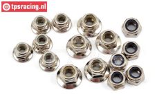 LOS256000 Stopmutter M4-M5, 15 st.