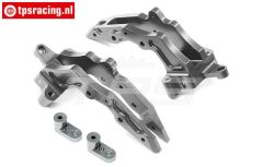 LOS354008 Alu-Stosdämpfer Brücke hinten SBR-SRR, Set