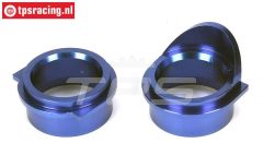 LOSB2544 Alu. Lagerschalen Dif-kasten LOSI 5T-BWS-TLR, 2 st.