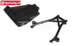 LOSB2574 Chassisschutz mit halter LOSI 5T-BWS, set