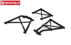 LOSB2576 Überrollkäfig hinten LOSI 5T-BWS, Set