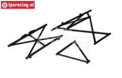 LOSB2578 Überrollkäfig mitte oben LOSI 5T-BWS, Set