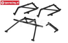 LOSB2580 Überrollkäfig teil hinten 5T, Set