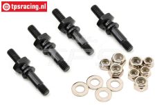 LOSB2859 Stoßdämpfer.bef. LOSI 5T, 4 st.