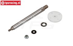 LOSB2871 Stoßdämpferstange kurz L80 LOSI 5T, 1 st.