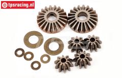 LOSB3202 Differential-Zahnräder LOSI 5T-BWS-TLR, set