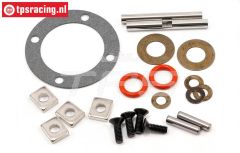 LOSB3203 Differentialwartung LOSI 5T-BWS-TLR, set