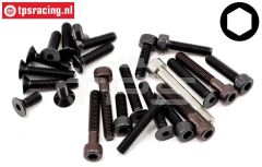 LOSB6480 Innenzechskant-Sorti M5, 24 st.