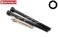 LOSB6481 Zylinderkopf schraube M5, 3 st