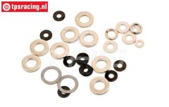 LOSB6535 Stahlringe Ø2-Ø3-Ø4-Ø5-Ø6-Ø8 mm, 27 st.