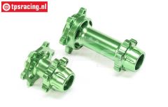 LOS362002 PROMOTO Alu-Radachse grün, Set