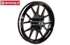 VITACFR-BK Promoto CNC felge vorne Schwarz, 1 St.