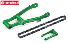 MX3057-G PROMOTO Alu-Hinterr. Gabel XL Grün, Set