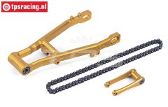 MX3057-GD PROMOTO Alu-Hinterr. Gabel XL Gold, Set