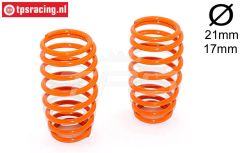 M2009/01 Stoßdämpferfeder Orange Ø2,6-l57 mm, 2 st.