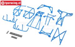 LOS241046 Überrollkäfig kompl. Blau LMT Truck, Set
