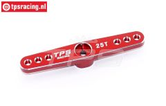 TPS0820/04 Alu-Servohebel 25Z- L62 mm Rot, 1 st.