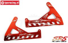 SK700002/72 SkyRC SR5 Akku Abdeckung Rot, 2 st.